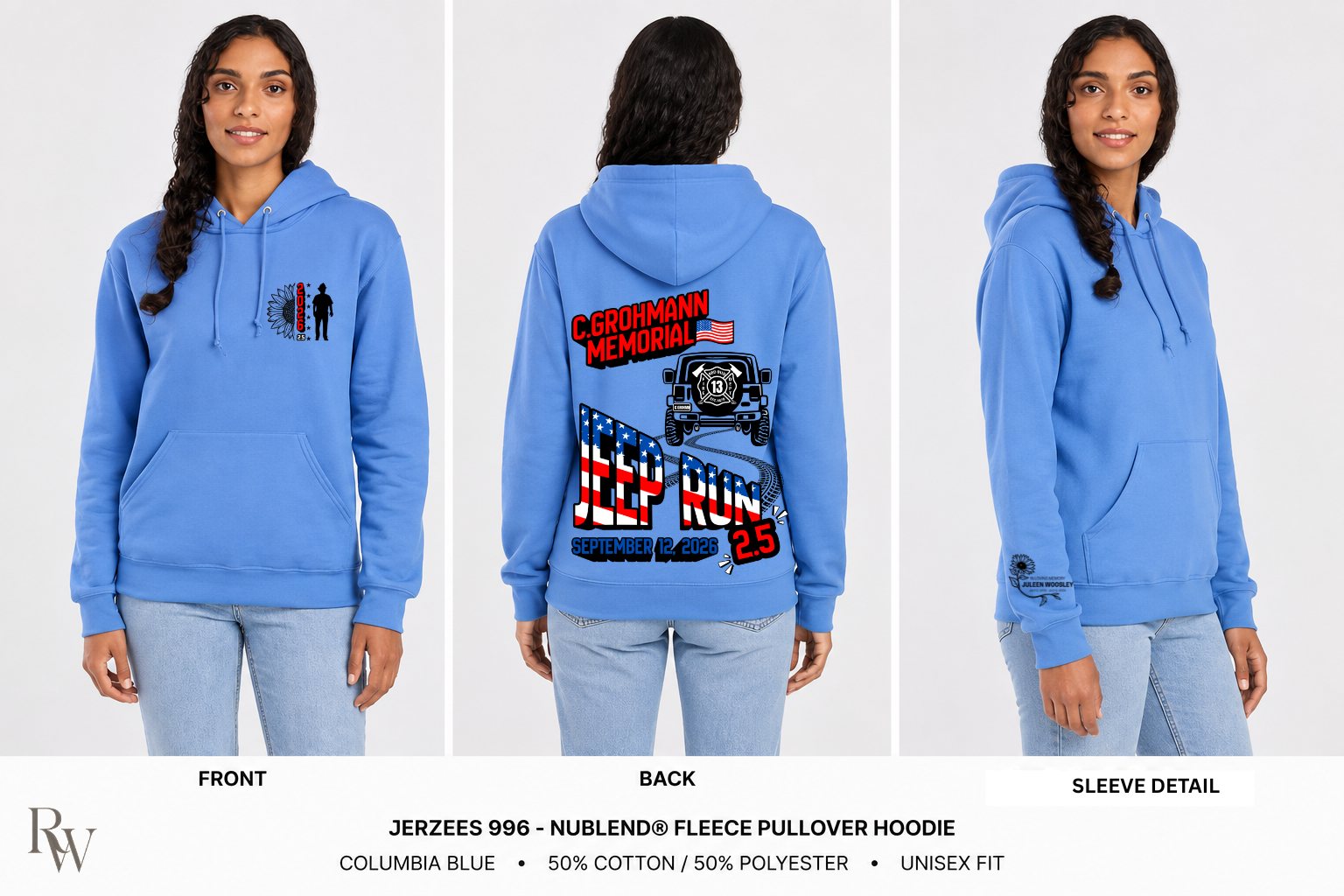 C. Grohmann Memorial Jeep Run 2.5 – Hoodie