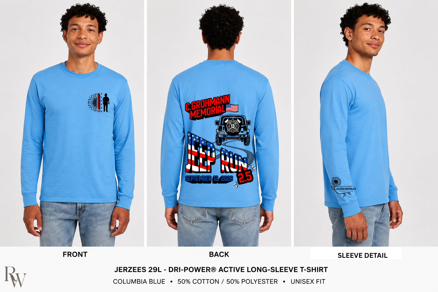 C. Grohmann Memorial Jeep Run 2.5 – Long Sleeve T-Shirt