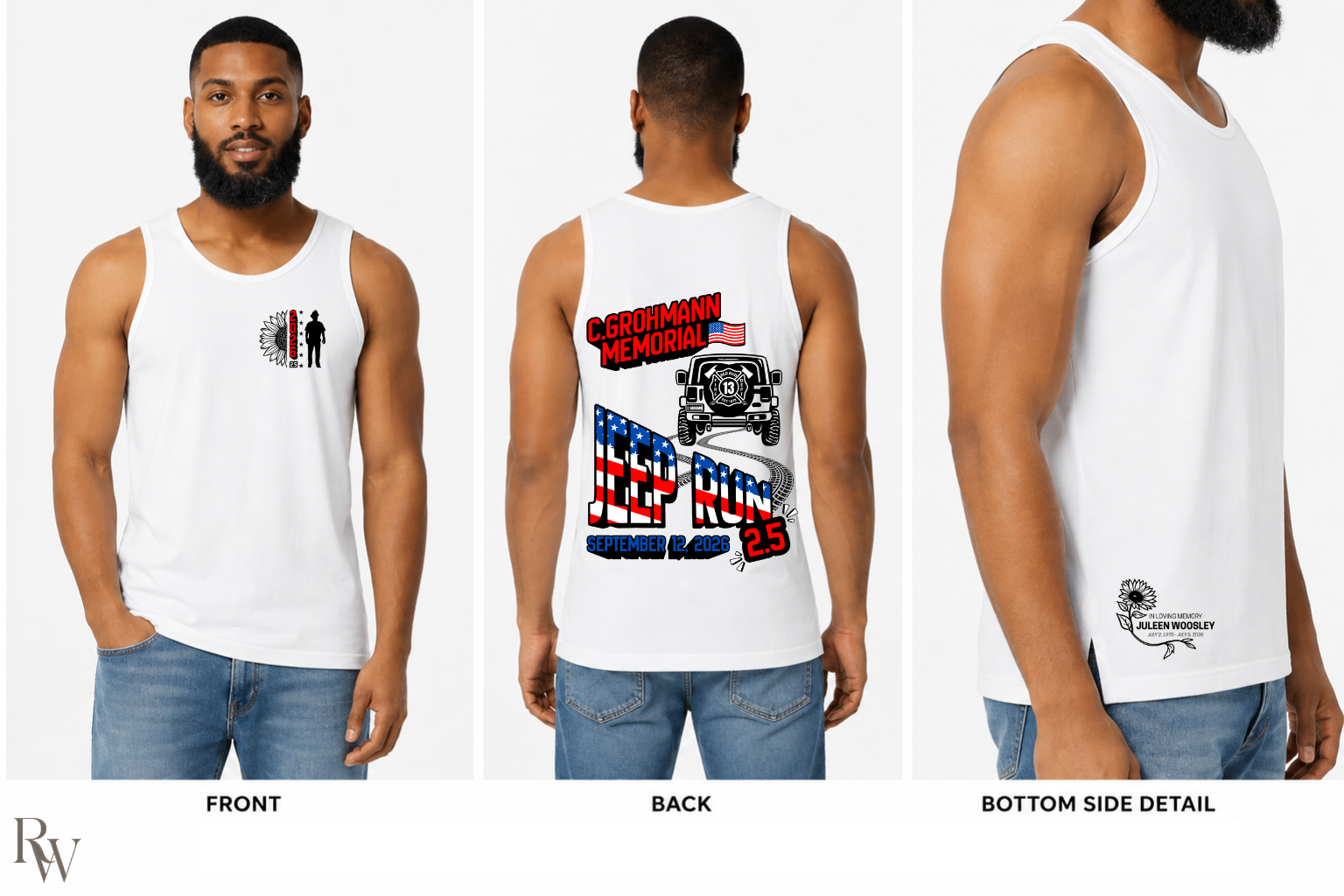 C. Grohmann Memorial Jeep Run 2.5 – Unisex Tank