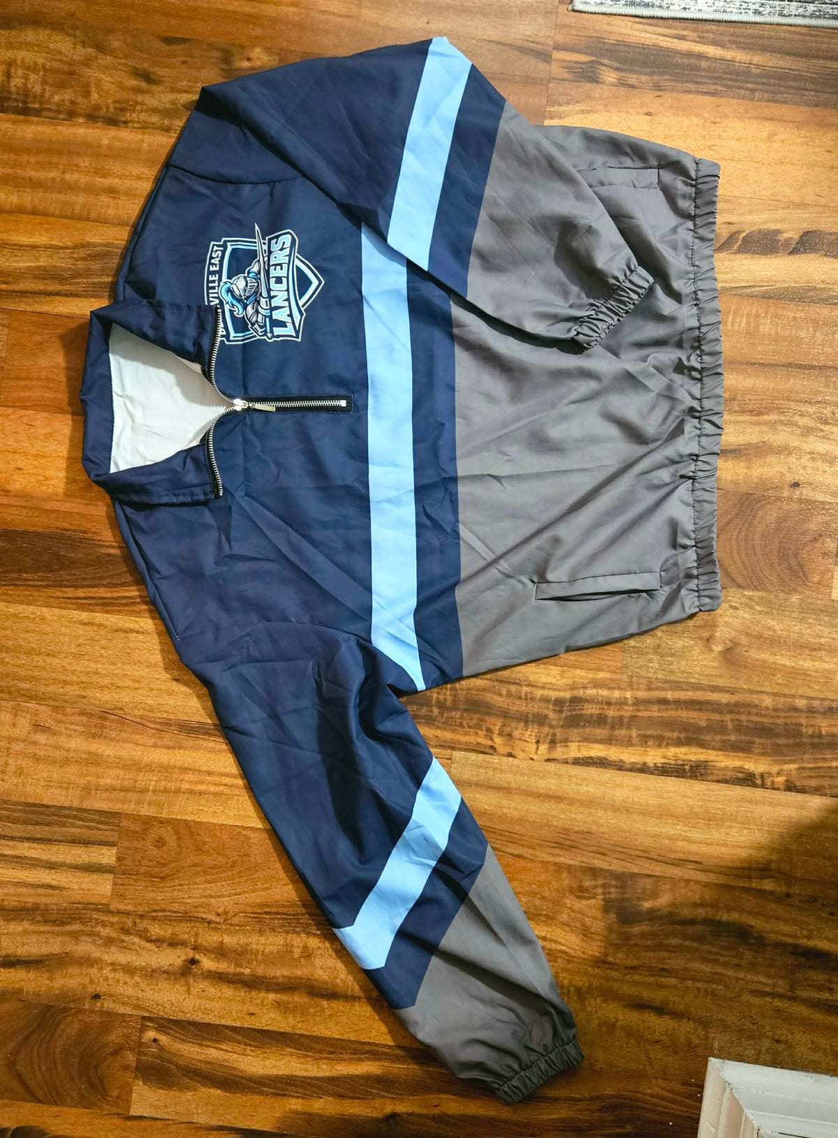 Belleville East Lancers Colorblock Half-Zip Windbreaker