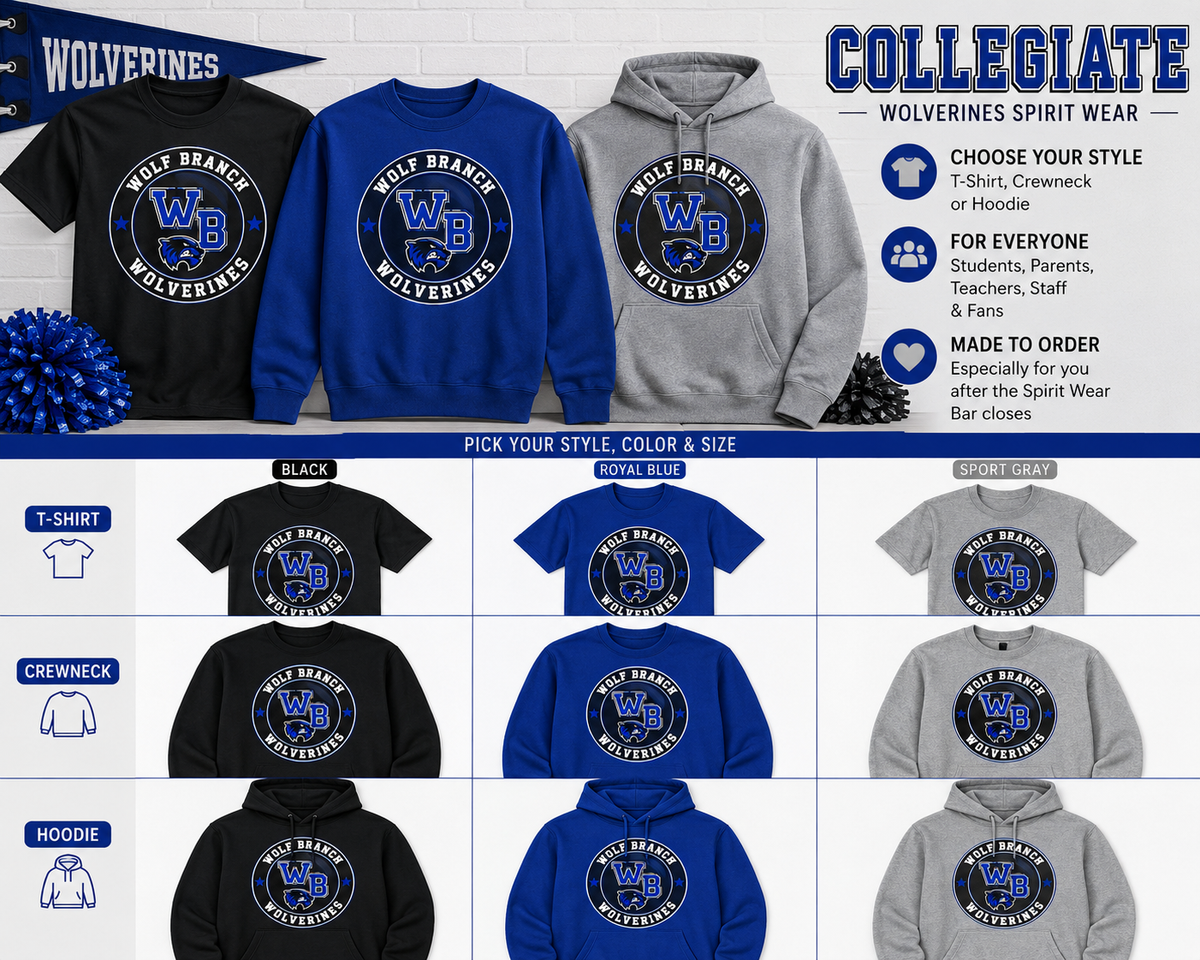 Collegiate Wolverines Spirit Wear