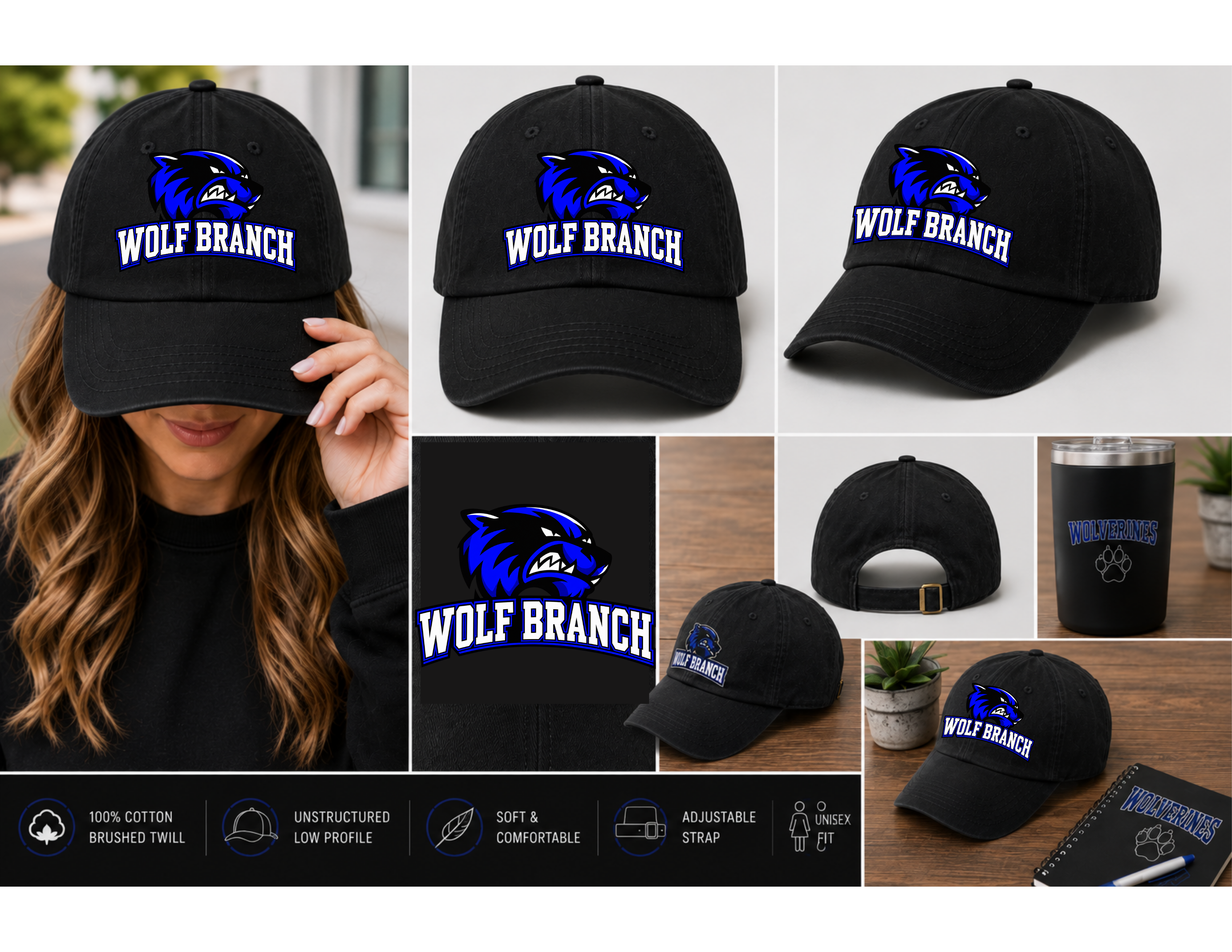 Wolf Branch Wolverines Everyday Hat