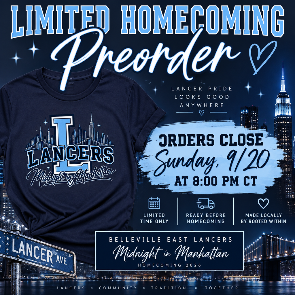 Belleville East Lancers Midnight in Manhattan Homecoming Tee