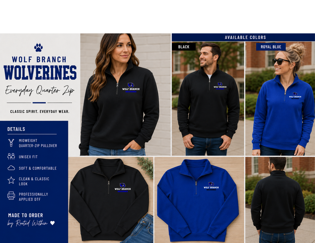 Wolf Branch Wolverines Quarter Zip